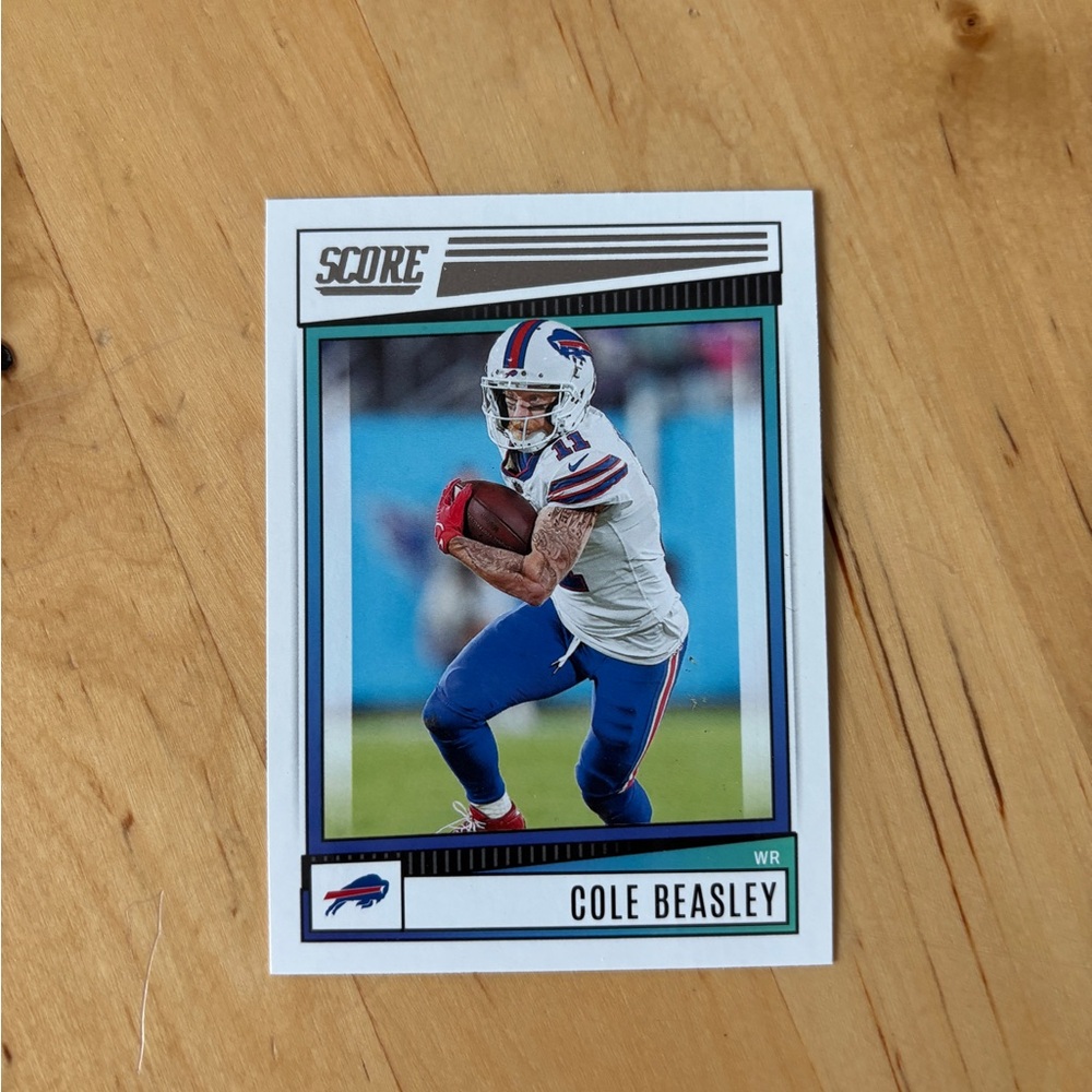 🏈 3/$10 🏈 COLE BEASELY  2022 Panini Score Football Trading Card # 263